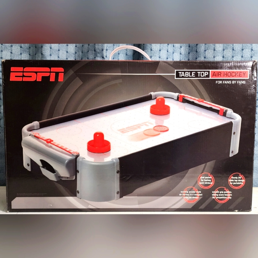 ESPN Table Top Air Hockey Table